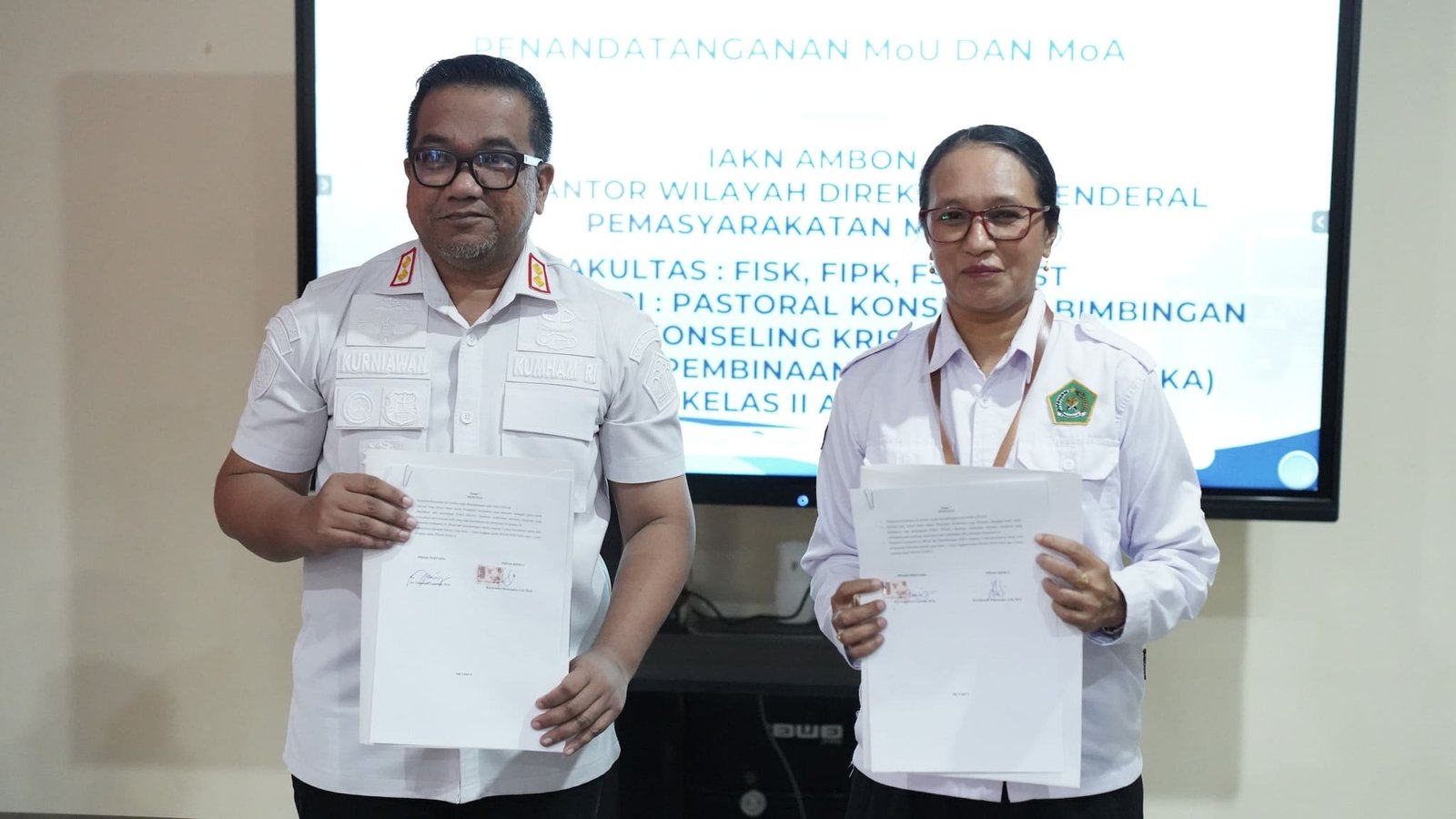 Prodi Pastoral Konseling IAKN Ambon Perkuat Peran Layanan Konseling Melalui Kerja Sama dengan Ditjenpas Maluku